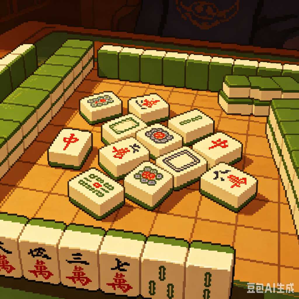 space saving mahjong game set